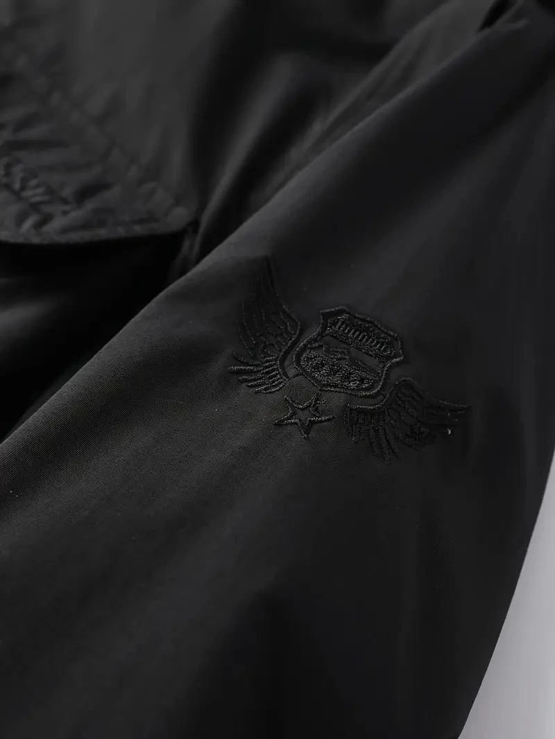 Detachable windproof sleeved hooded jacket suitable for outdoor activities men’s casual waterproof multi pocket jacket vest