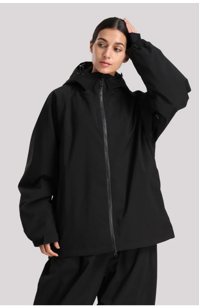 GSOU SNOW Winter Ski Jacket Men Waterproof Insulated Snow Tops Super Loose Snowboard Clothes Breathable Windproof Skiing Hoodies