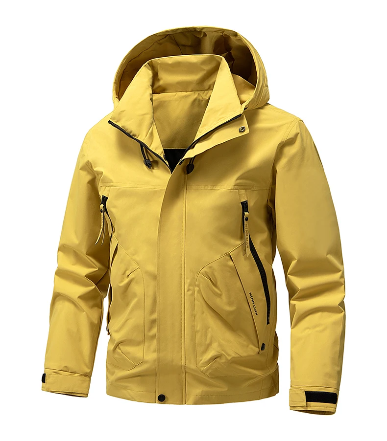 CHRLCK Unisex’s Waterproof Hiking Jackets Windproof Windbreakers Men Women Camping Fishing Trekking Anti-scratch Coats