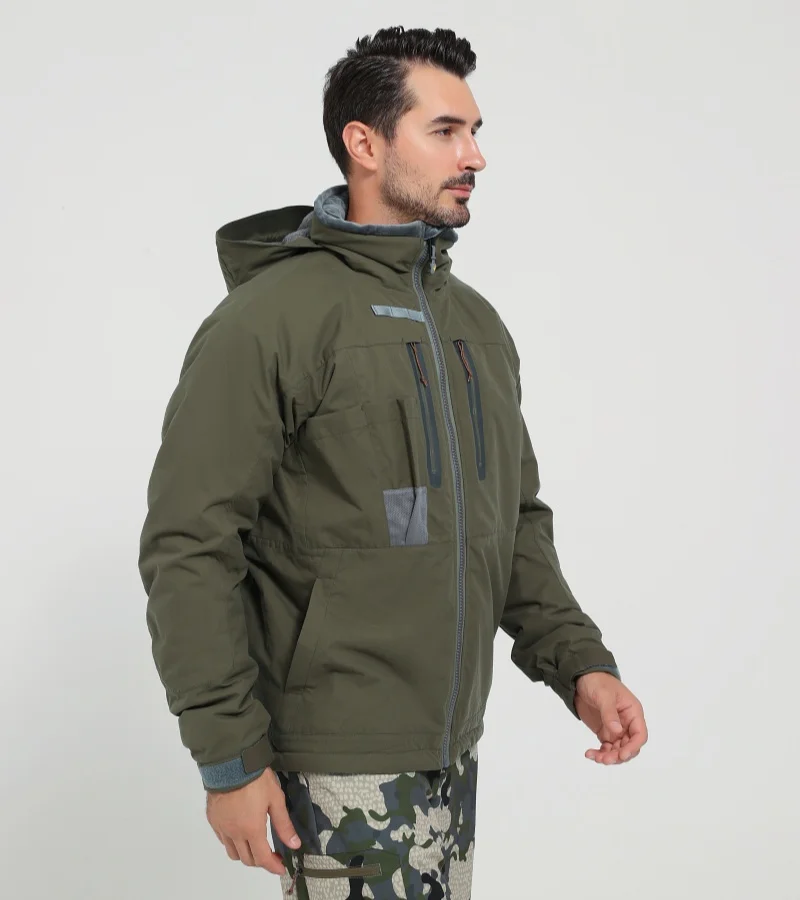 Ainfad Men’s fall winter camouflage waterproof insulation fishing Incinerator Aerolite Jacket hunting clothing