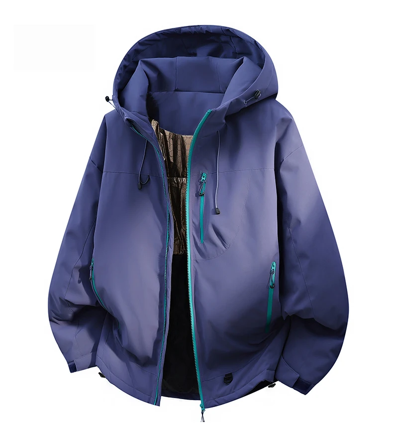 Winter Jacket Thicker Warm Waterproof Windproof Warm Casual Sports Jacket Men Women Sport Hiking Running Hooded Casual Warm Coat