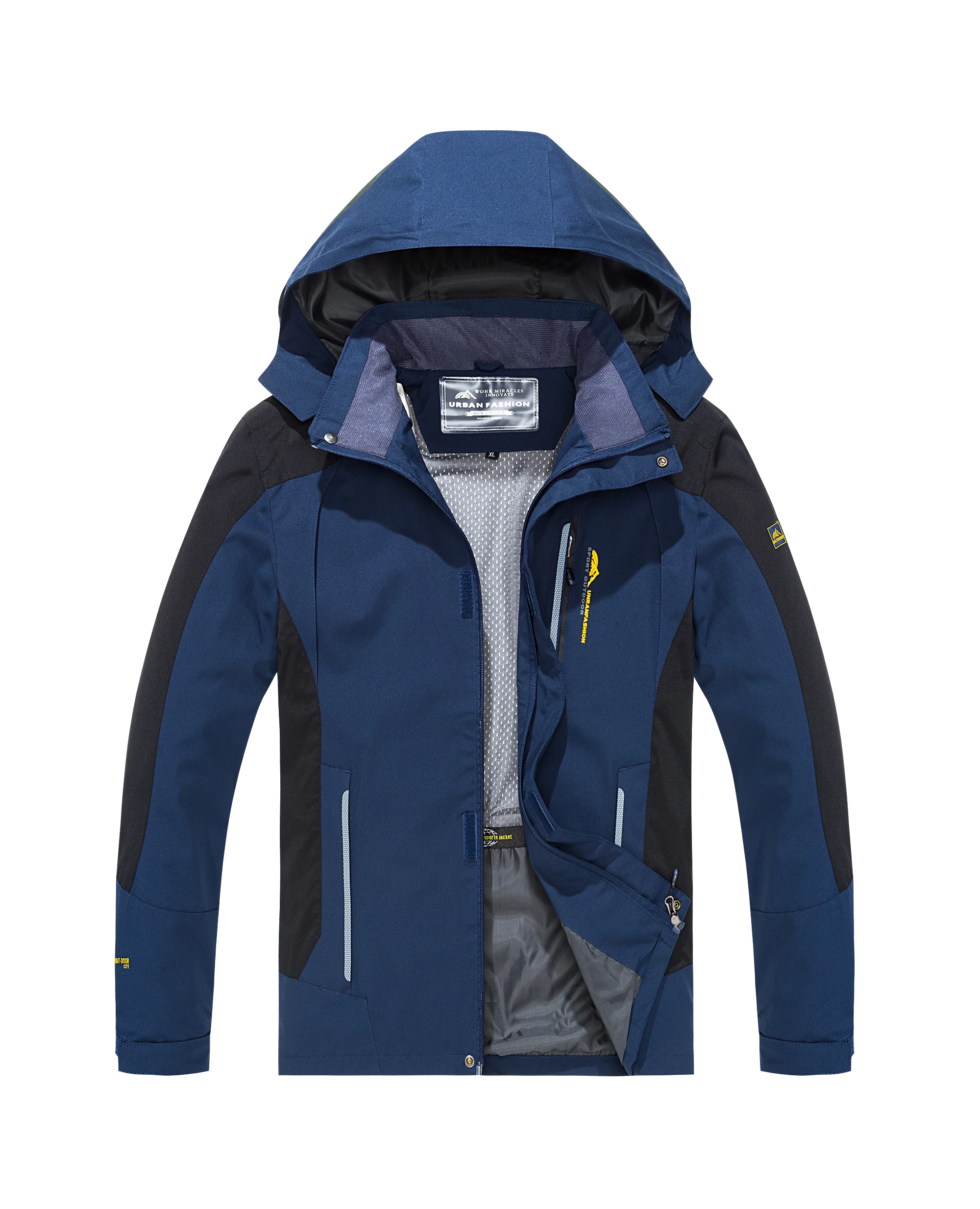 Men’s Waterproof Hiking Jacket Large Size Windproof Windbreaker Camping Hunting Running Trekking Fishing Coat Men Outdoor