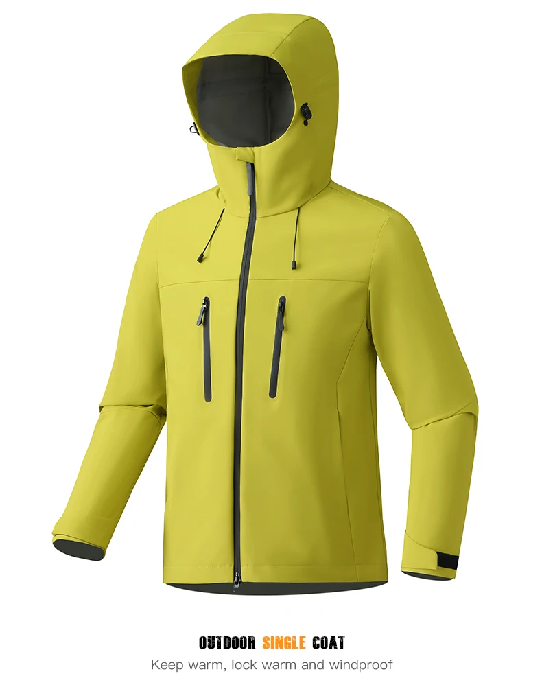 JNLN Women Men Waterproof Jacket Hiking Camping Trekking Windbreaker Unisex Outdoor Sporty Rain Coat Hooded Climbing Clothes