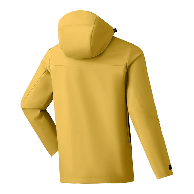 JNLN Women Men Waterproof Jacket Hiking Camping Trekking Windbreaker Unisex Outdoor Sporty Rain Coat Hooded Climbing Clothes