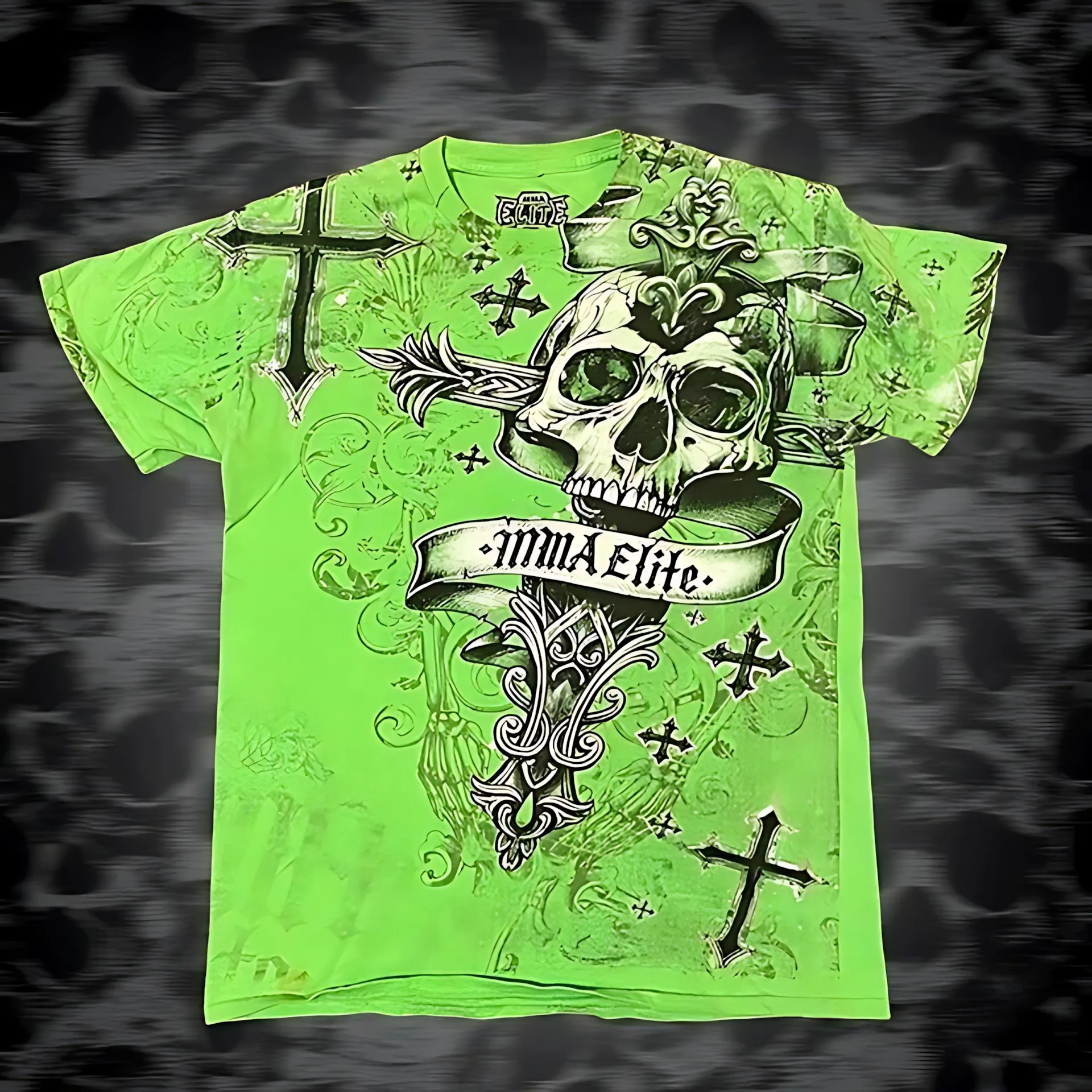 The 2025 summer new men’s T-shirt features outdoor street fashion casual comfort breathability and 3D skull pattern printing