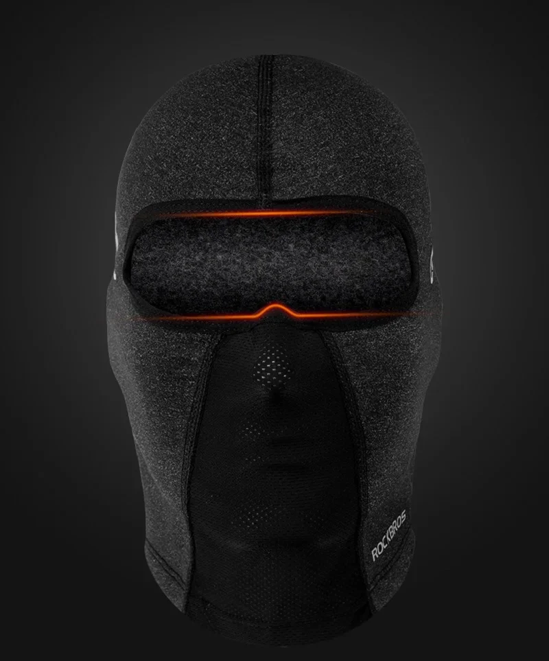 ROCKBROS Balaclava Men’s Hat Winter Women Motorcycle Mask Warm Cycling Helmet Liner Caps Windproof Breathable Washable Equipment