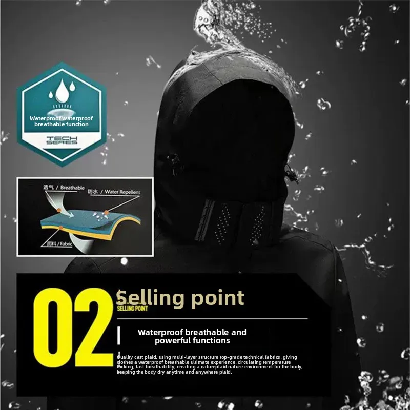 MOTO POC Hiking Jacket Waterproof Road Mountain Bike Windbreaker Motorcycles Jackets MTB Bicycle Clothing Cortavientos Ciclismo