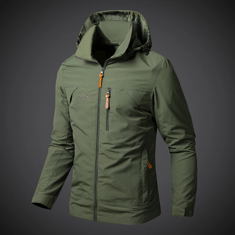 YJKVUR Autumn Winter New Men Sports Windproof Jacket Climbing Suit Cycling Jacket Outdoor Gear for Hiking And Mountain Climbing