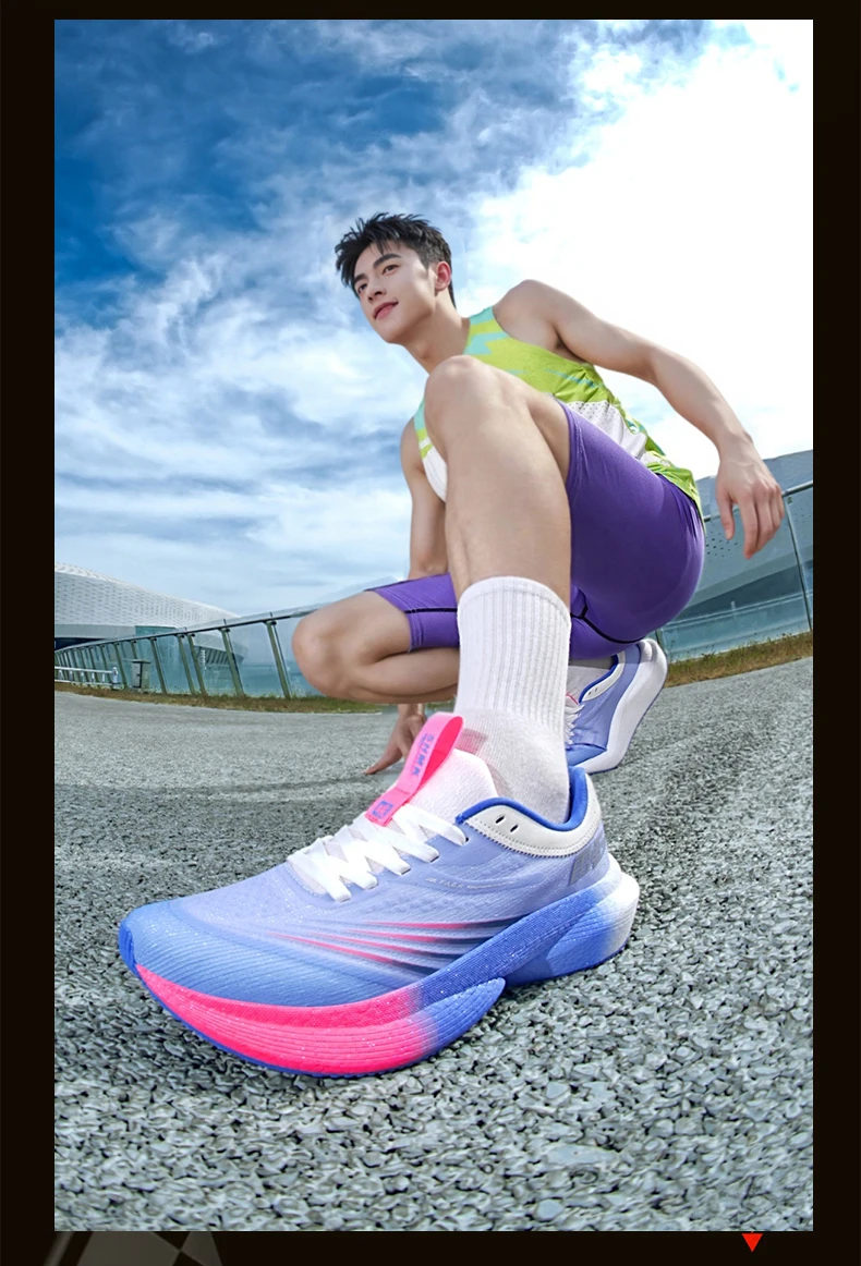 New Running Shoes Carbon Board Marathon Men Sports Breathable Lightweight Women’s Comfortable Athletic Nonskid Sneakers Casual