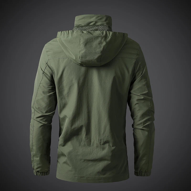 YJKVUR Autumn Winter New Men Sports Windproof Jacket Climbing Suit Cycling Jacket Outdoor Gear for Hiking And Mountain Climbing