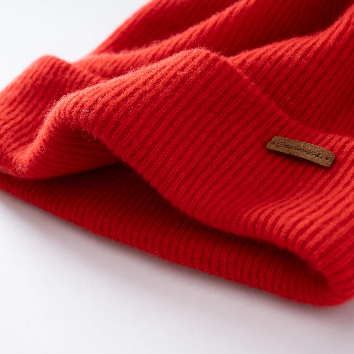 100% Cashmere Hat For Women Men Outdoor 2-Layer Thickened Warm Winter Hats Solid Caps Knit Seamless Beanie Hat Unisex