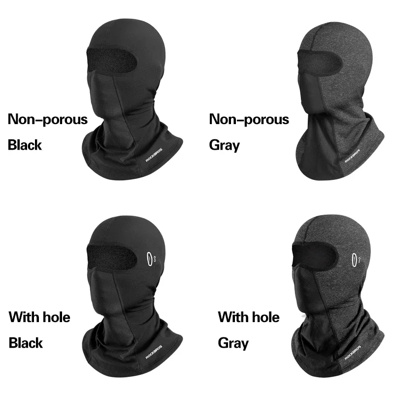 ROCKBROS Balaclava Men’s Hat Winter Women Motorcycle Mask Warm Cycling Helmet Liner Caps Windproof Breathable Washable Equipment
