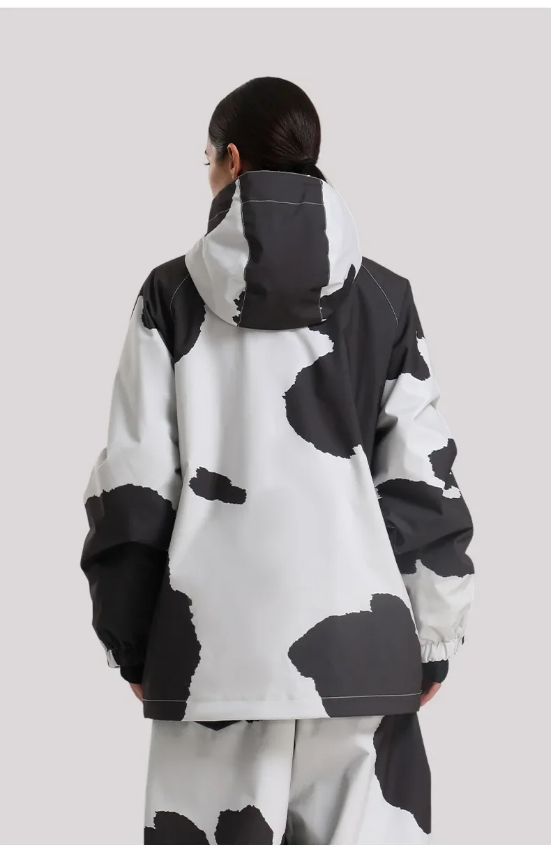 GSOU SNOW Winter Ski Jacket Men Waterproof Insulated Snow Tops Super Loose Snowboard Clothes Breathable Windproof Skiing Hoodies