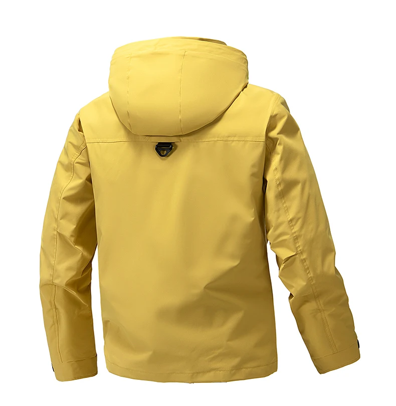 CHRLCK Unisex’s Waterproof Hiking Jackets Windproof Windbreakers Men Women Camping Fishing Trekking Anti-scratch Coats