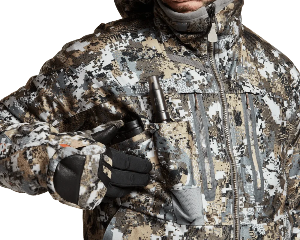 Ainfad Men’s fall winter camouflage waterproof insulation fishing Incinerator Aerolite Jacket hunting clothing