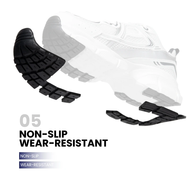 Baasploa Women Sports Shoes Outdoor Lightweight Breathable Jogging Sneakers Female Casual Mesh Anti-slip Lace Up Running Shoes