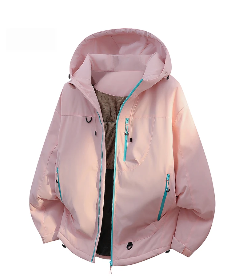 Winter Jacket Thicker Warm Waterproof Windproof Warm Casual Sports Jacket Men Women Sport Hiking Running Hooded Casual Warm Coat