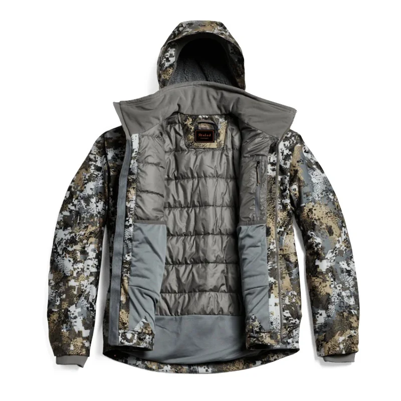 Ainfad Men’s fall winter camouflage waterproof insulation fishing Incinerator Aerolite Jacket hunting clothing