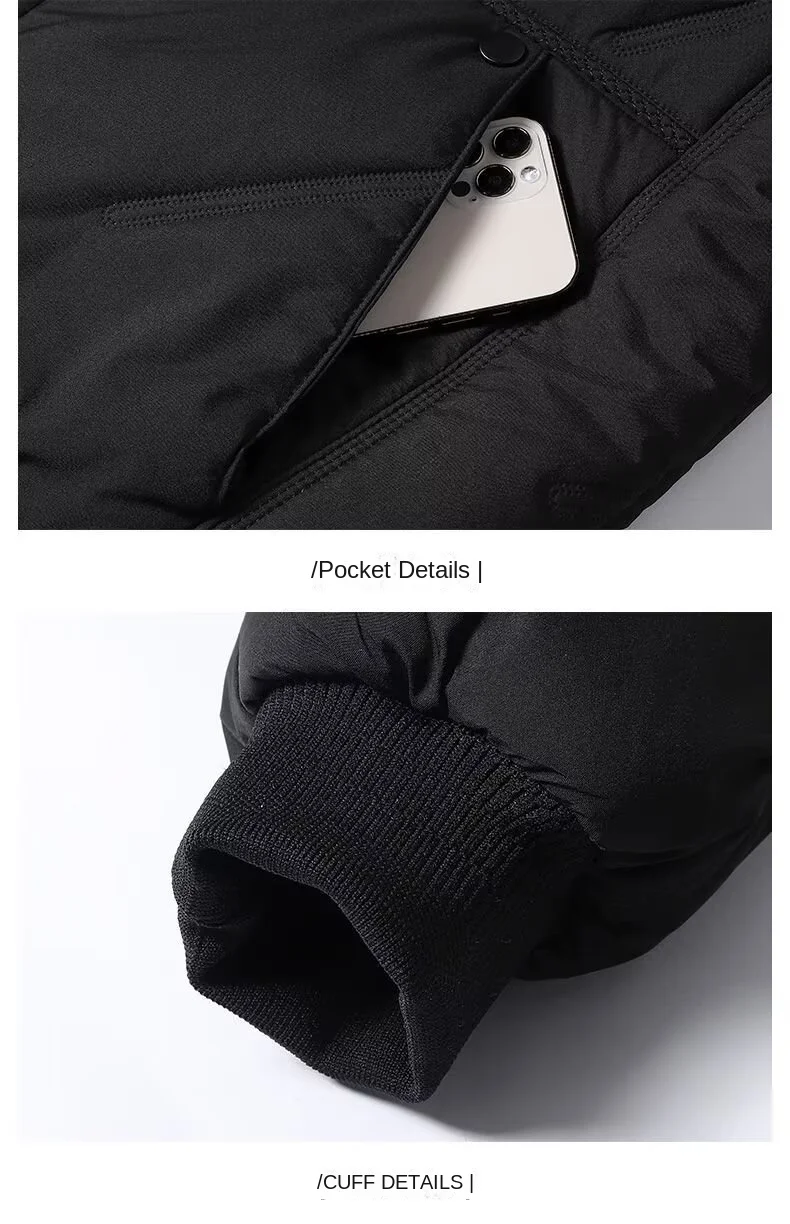 New autumn and winter baseball collar, men’s fashionable and versatile cotton jacket, outer warm cotton jacket, baseball jacket,