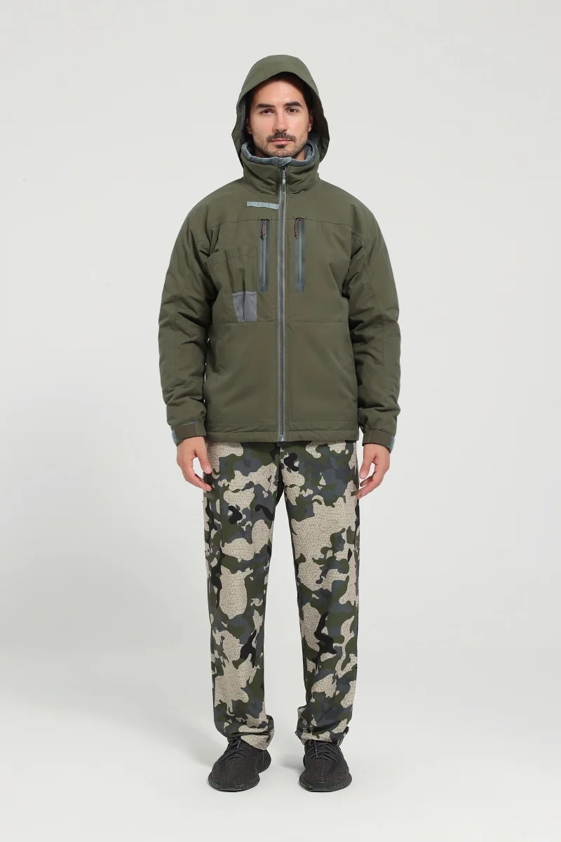 Ainfad Men’s fall winter camouflage waterproof insulation fishing Incinerator Aerolite Jacket hunting clothing