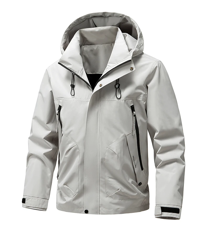 CHRLCK Unisex’s Waterproof Hiking Jackets Windproof Windbreakers Men Women Camping Fishing Trekking Anti-scratch Coats