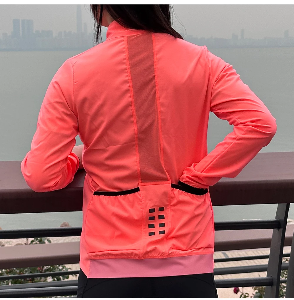 WOSAWE Women’s Cycling Jacket Waterproof Windbreaker Cycling Clothing Women Road Bike Jacket Sport Bicycle Coat