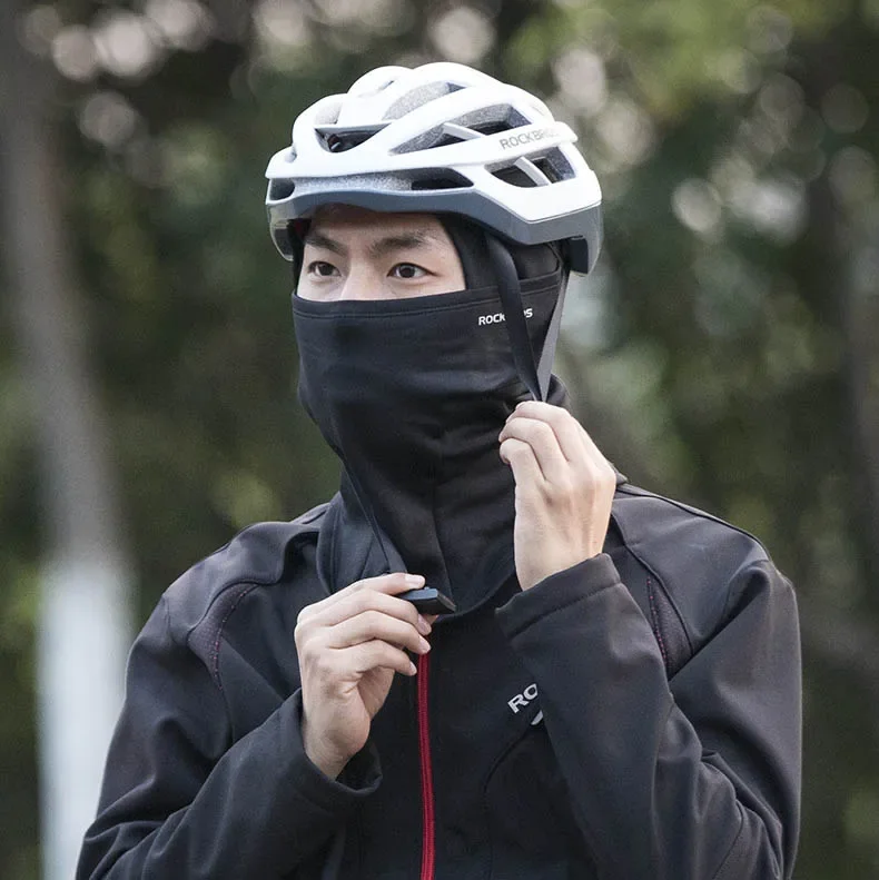 ROCKBROS Balaclava Men’s Hat Winter Women Motorcycle Mask Warm Cycling Helmet Liner Caps Windproof Breathable Washable Equipment
